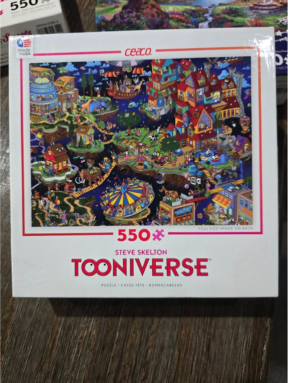 Ceaco Tooniverse When Sixes Were Nines 550 Pc Puzzle Steve Skelton Complete